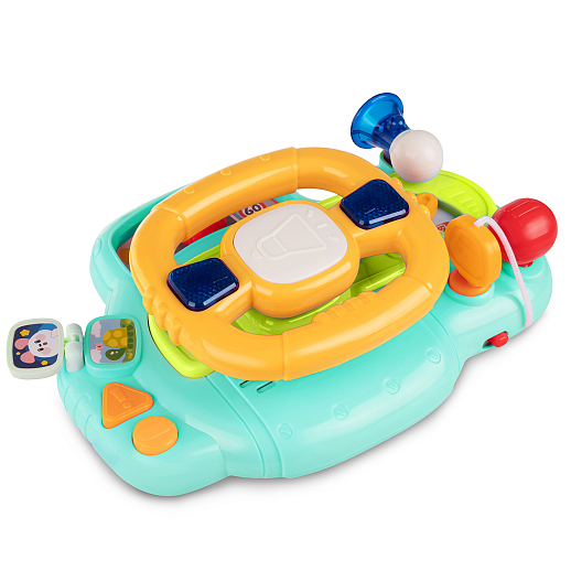 ТМ "Smart Baby" Руль музыкальный, мелодии Шаинского, свет, звук, русский язык, в/к 23,5х10х18 см в Джамбо Тойз #16