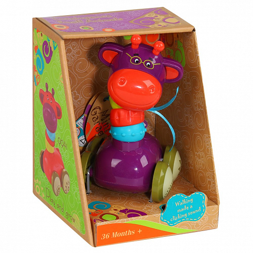 Развивающая игрушка "Жираф", цвет фиолетовый, в/к 12,3*12,3*16,5 см в Джамбо Тойз #2