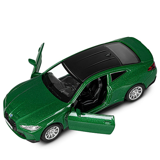ТМ "Автопанорама" Машинка металлическая 1:42 BMW M4 (G82), зеленый, инерция, откр. двери, в/к 17,5*12,5*6,5 см в Джамбо Тойз #11