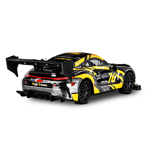 Р/У Машина для дрифта,1:24,2.4GHz,4WD,свет,с аккум, цвет желтый/черный, в/к 28*8*22,5см в Джамбо Тойз #4