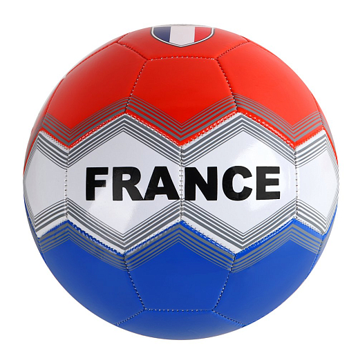 Мяч футбольный "Франция", 1-слойный, сшитые панели,  ПВХ, 280г, размер 5 в Джамбо Тойз
