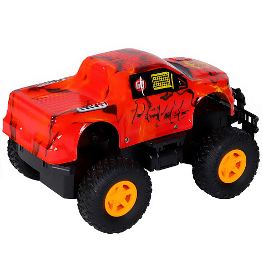 Р/У_Монстр-трак с 3D подсветкой корпуса,М1:16,4 канала,с аккум,цв.оранж., в/к 31,5*16,5*17см в Джамбо Тойз #4