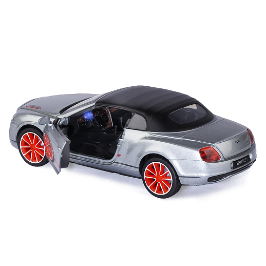ТМ "Автопанорама" Машинка металлическая  1:32 Bentley Continental Supersports  ISR, серебряный, свет, звук, откр. двери, капот и багажник, инерция в/к 17,5*13,5*9 см в Джамбо Тойз #9