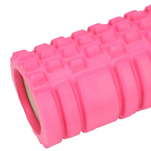 Валики для йоги, размер 29х9,5 см, 430г, цвет розовый+ комплект гимнастических резинок 5шт в пленке в Джамбо Тойз #5