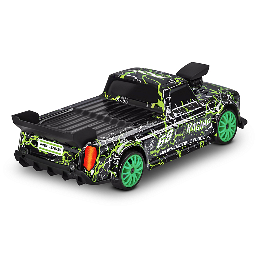 Р/У Машина для дрифта с 3D подсветкой кузова,М1:24,2.4GHz,4WD,4 доп.колеса,конусы 6шт,с аккум.,цв.зеленый,в/к 20,7*12,2*12,8см в Джамбо Тойз #5