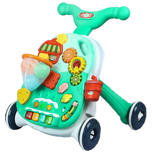 Ходунки, игровой центр, свет, звук, цвет зеленый, в/к 38х11х34,5 см в Джамбо Тойз #3