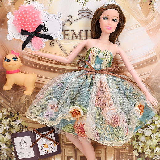 Кукла "Принцесса" с шарнир. руками,ногами, в комплекте домашний питомец, аксессуары, в/к 28х6х32,5 см в Джамбо Тойз #3