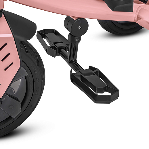 Детский трехколесный велосипед "CITYRIDE LUNAR 2.0". Пятиугольная рама, сиденье 360, складная крыша D600, подножки, надув.колеса 12/10, багажник, сумочка, фара в Джамбо Тойз #14