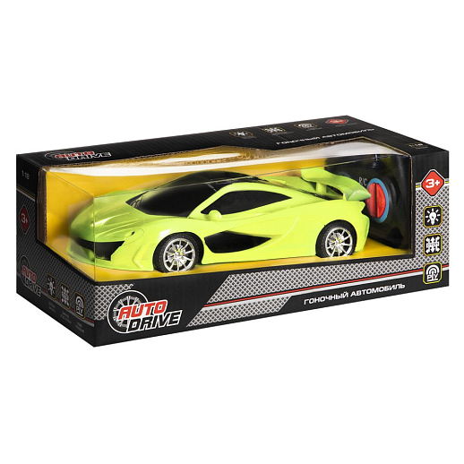 Машинка на радиоуправлении AUTODRIVE, 1:18, 4 канала,свет, зеленый, в/к 27*13*10 см, , в Джамбо Тойз #2