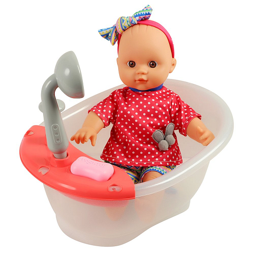 Набор "Кукла пупс с ванночкой и аксс.", в/к 41х23х24 см в Джамбо Тойз #9