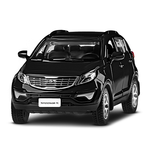 ТМ "Автопанорама" Машинка металлическая 1:39 KIA SPORTAGE R, черный, откр. двери, инерция, в/к 17,5*12,5*6,5 см в Джамбо Тойз #4