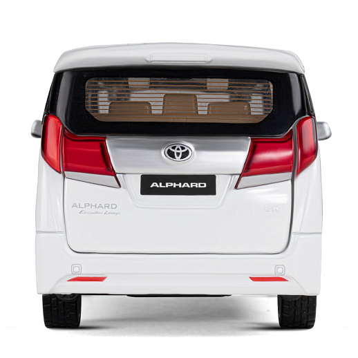 ТМ "Автопанорама" Машинка металлическая 1:29 Toyota Alphard, белый, откр. передние и боковые, багажник, свет, звук, инерция,  в/к 20*10*11 см в Джамбо Тойз #10