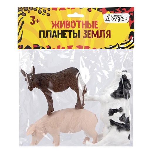 ТМ "Компания друзей", набор "Домашние животные 2", 3шт, в/п в Джамбо Тойз #2