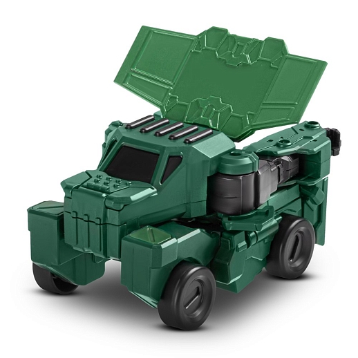 Робот-трансформер, мгновенная трансформация, трансформ.в боев.машину, цвет темно-зеленый, в/к 17*5*19см в Джамбо Тойз #2