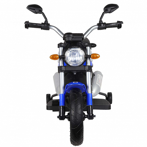 Мотоцикл двухколесный на аккум. 6V6AH*1,  2*15W, свет, звук, надувные колёса, красный, размер мотоцикла 107*53*72см. в Джамбо Тойз #5