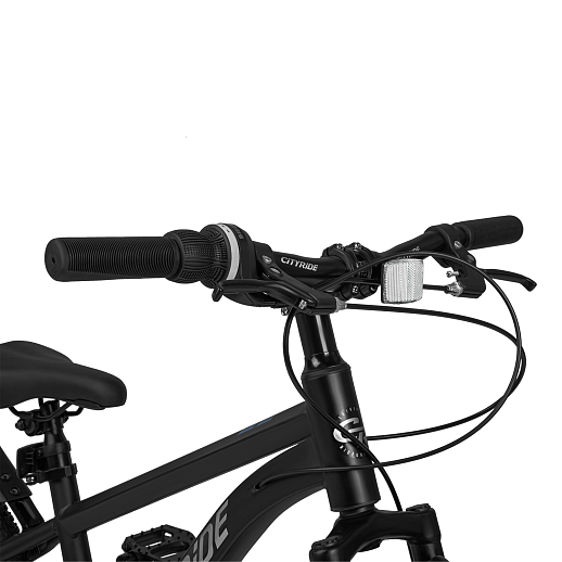 Велосипед CITYRIDE 20", модель CR-B2-12F2, рама сталь, обода двойные алюминий, трансмиссия 1*6 ск, амортизационная вилка, дисковые мех. тормоза цвет серый в Джамбо Тойз #9