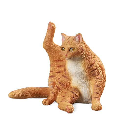 ТМ "DARWIN, Коллекционная фигурка"Кот Рыжий с поднятой лапой" в/п, 6,8*9,2*7 см в Джамбо Тойз