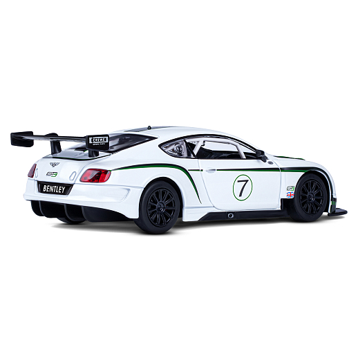 ТМ "Автопанорама" Машинка металл 1:24 Bentley Continental GT3 Concept, белый, свободный ход колес, откр. двери, капот, свет, звук, в/к 24,5*12,5*10,5 см в Джамбо Тойз #9