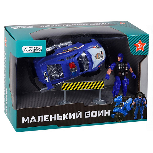 ТМ "КОМПАНИЯ ДРУЗЕЙ", Серия "Маленький воин", Игровой набор с солдатиками "Служба спасения", 25*17,5*9 см в Джамбо Тойз #2
