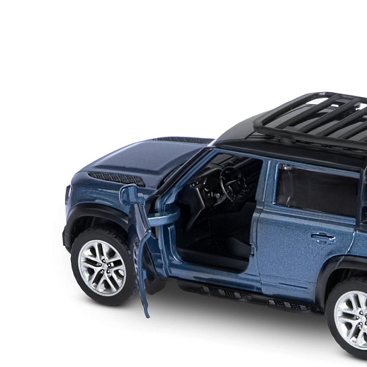ТМ "Автопанорама" Машинка металл. 1:43 2020 Land Rover Defender 110, синий, инерция, откр. двери, в/к 17,5*12,5*6,5 см  в Джамбо Тойз #14