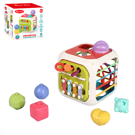 Развивающая игрушка куб в/к 15x15x15 см в Джамбо Тойз