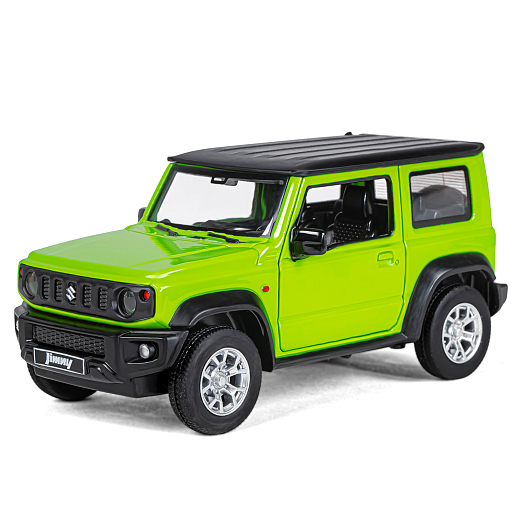 ТМ "Автопанорама" Машинка металл.1:26 Suzuki Jimny, зеленый, инерция, свет, звук, откр. двери и капот, в/к 17,5*13,5*9 см в Джамбо Тойз #2