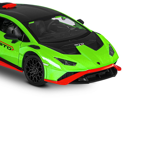 ТМ "Автопанорама" Машинка металл. 1:32 Lamborghini STO, зеленый, инерция, откр. двери, в/к 17,5*12,5*6,5 см в Джамбо Тойз #21