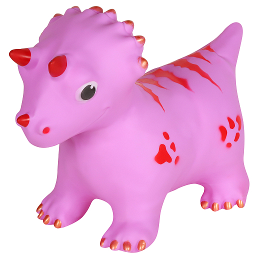 Животное-прыгун "Динозавр", 1300г, ПВХ, цвет фиолетовый, 34*21*43 см в Джамбо Тойз