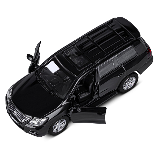 ТМ "Автопанорама" Машинка металлическая 1:43  Lexus LX570, черный, откр. двери, инерция, в/к 17,5*12,5*6,5 см в Джамбо Тойз #10