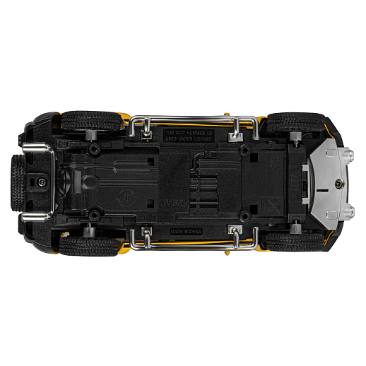 ТМ "Автопанорама" Машинка металлическая 1:32 Hummer H3, желтый, свет, звук, откр. двери и багажник, инерция, в/к 18*13,5*9 см в Джамбо Тойз #8