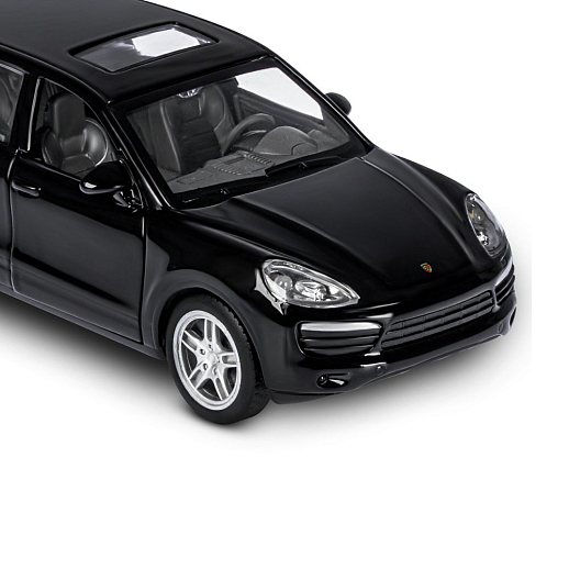 ТМ "Автопанорама" Машинка металлическая 1:32 Porsche Cayenne S, черный, свет, звук, откр. двери и багажник, инерция, в/к 17,5*13,5*9 см в Джамбо Тойз #18