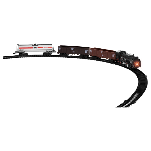 Железная дорога на бат. 18 дет. свет, в/к 35,2*4,0*24,2 см в Джамбо Тойз #3