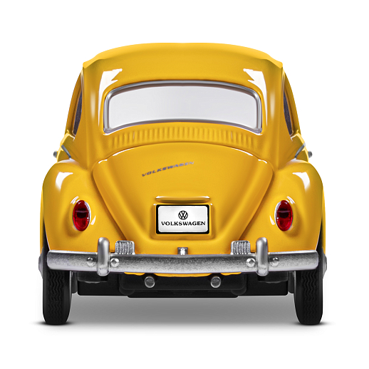 ТМ "Автопанорама" Машинка металлическая, 1:28 Volkswagen Classical Beetle 1967, желтый, откр. двери и багажник, свет, звук, инерция, в/к 17,5*12,5*6,5 см в Джамбо Тойз #14