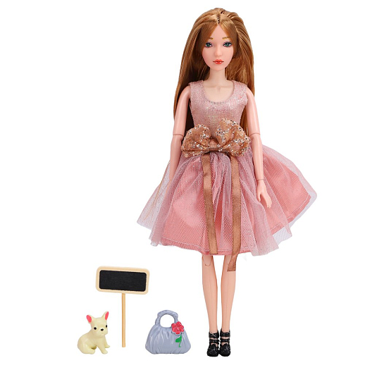 Кукла "Принцесса" с шарнирными руками и ногами, в комплекте домашний питомец, аксессуары, в/к 28х6,5х32,5 см в Джамбо Тойз #4