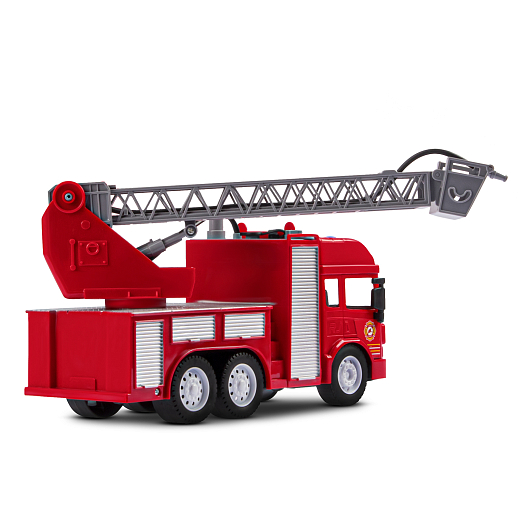 Фрикционная машина "Пожарная" на бат.,со светом и звуком, стреляет водой, красный, в/к 35,5х12,5х19,5 см в Джамбо Тойз #20