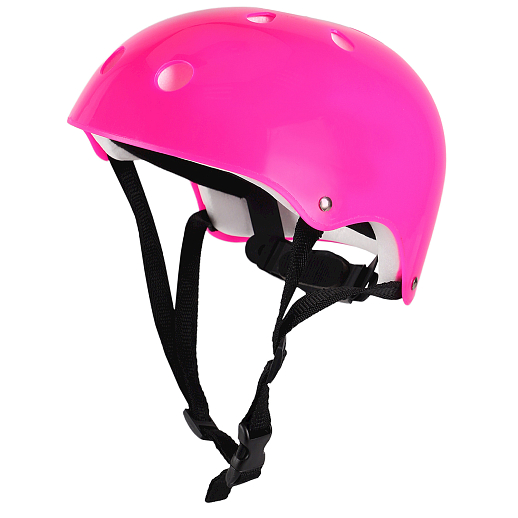 "CITY-RIDE" Комплект (ролики, защита, шлем, конусы 5 шт), переднее колесо со светом, S размер (29-33), ABEC 7, цвет розов в н/сумке в Джамбо Тойз #12