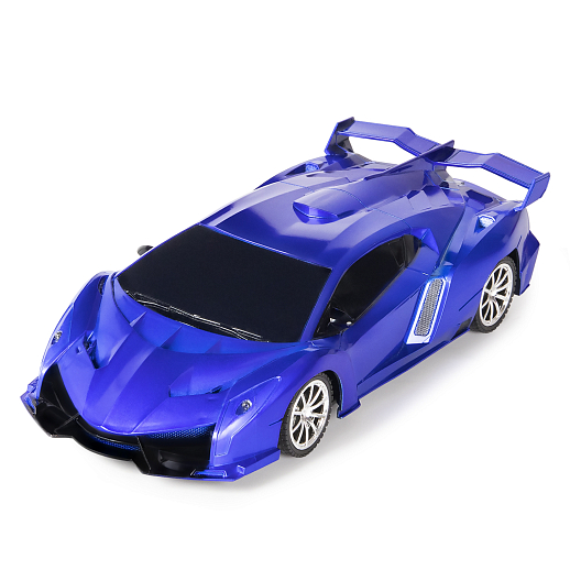 Машинка на радиоуправлении AUTODRIVE, 1:18, 4 канала,свет, синий, в/к 27*13*10 см, , в Джамбо Тойз #4