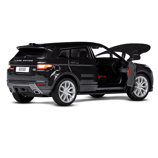 ТМ "Автопанорама" Машинка металлическая 1:32 2017 Land Rover Range Rover Evoque HSE, черный, откр. двери и капот, свет, звук, инерция, в/к 18*13,5*9 см в Джамбо Тойз #16