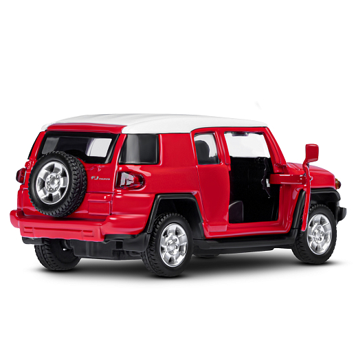 ТМ "Автопанорама" Машинка металлическая 1:43 Toyota FJ Cruiser, красный, откр. двери, инерция, в/к 17,5*12,5*6,5 см в Джамбо Тойз #13