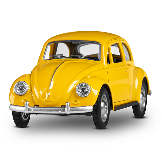Игрушка для детей: Машинка металлическая 1:36 Volkswagen, цвет желтая, инерция, артикул JB1251751 в Джамбо Тойз #3