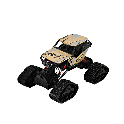 Р/у краулер 4WD на ГУСЕНИЧНОМ ХОДУ, М1:12,2.4GHz,в компл.4сменн. Кол.,5кан:вп/н,пов,преод.препятс,металл.куз,2 цв.в асс,с зар.устр,в/к46,5*26,5*26см в Джамбо Тойз #3