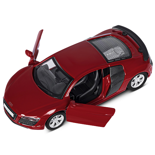 ТМ "Автопанорама" Машинка металлическая 1:43 Audi R8 GT, красный, откр. двери, инерция, в/к 16*7,5*5 см в Джамбо Тойз #6