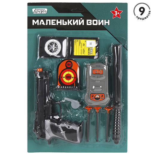 ТМ "КОМПАНИЯ ДРУЗЕЙ", Серия "Маленький воин", Набор  "Полиция", 42,5*28,5*2,5 см в Джамбо Тойз
