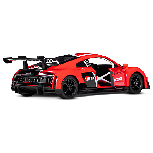 ТМ "Автопанорама" Машинка металлическая 1:24 Audi R8 LMS, красный,  откр. двери, свет, звук, свободный ход колес, в/к 24,5*12,5*10,5 см в Джамбо Тойз #15