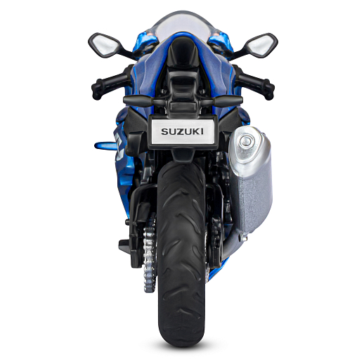 ТМ "Автопанорама" Мотоцикл металлический 1:18 SUZUKI GSХ-R1000, синий, свободный ход колес, в/к 9,2 х 4,5 х 14 см в Джамбо Тойз #8