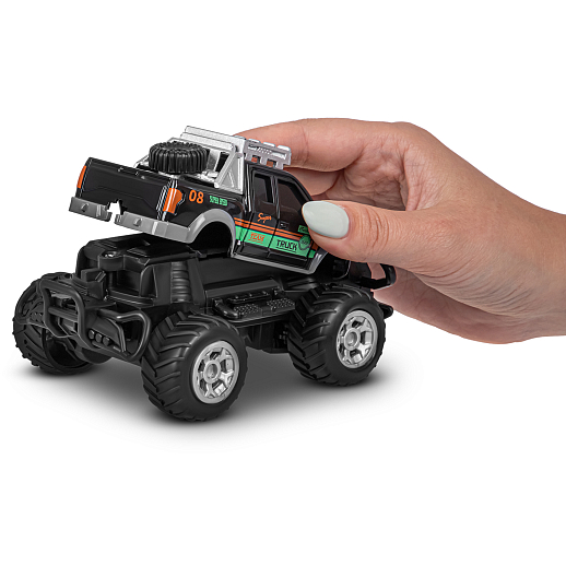 Р/У внедорожник 14см, 4 канала, подсветка днища, цвет черный с зелен.принтом, в/к 10,7*9,5*26см в Джамбо Тойз #8