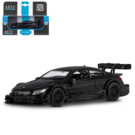 ТМ "Автопанорама" Машинка металлическая 1:42 Mercedes-AMG C 63 DTM, черный матовый,  откр. двери, инерция, в/к 17,5*12,5*6,5 см в Джамбо Тойз