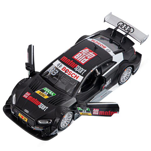 ТМ "Автопанорама" Машинка металлическая  1:32 Audi RS 5 DTM, черный матовый, свет, звук, откр. двери, инерция, в/к 17,5*13,5*9 см в Джамбо Тойз #12