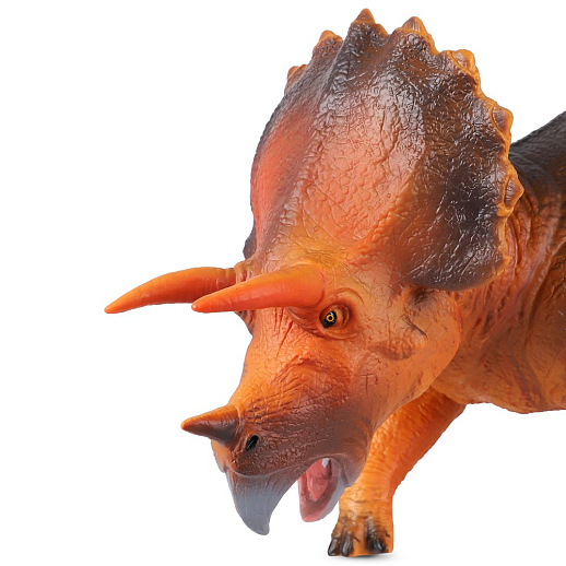 ТМ "КОМПАНИЯ ДРУЗЕЙ", серия "Животные планеты Земля". Динозавр с чипом, звук - рёв животного, эластичная поверхность с шероховатостями, мягкий наполнитель, бирка, 46.0X16.0X18.0 в Джамбо Тойз #10