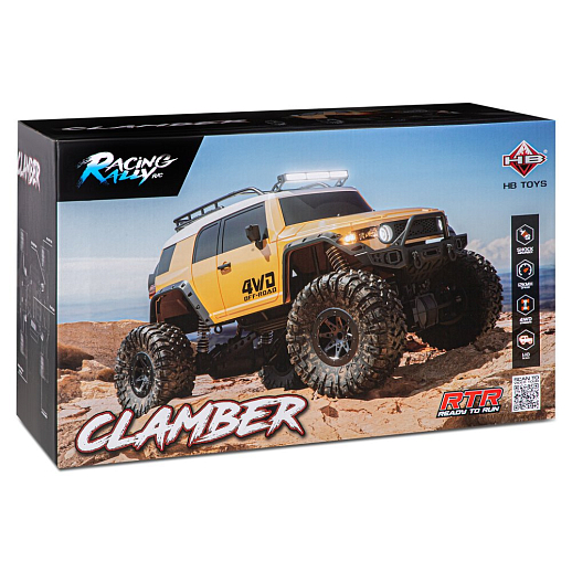 Р/У внедорожник,М1:10, 2.4GHz, 4WD, цвет желтый,в/к 49,5*27,7*31см в Джамбо Тойз #9